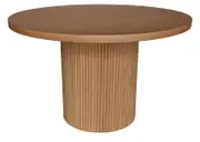 SK Designer Living Aviana Round Wood Dining Table - 120cm