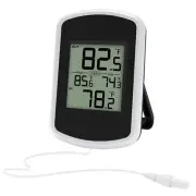 Wired Digital Indoor Outdoor Thermometer Room Thermometer Indoor with Min/Max Re