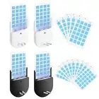 Plug-in Bug Light Catcher with UV Light +5 Glue Cards Indoor Gnat Moth Catcher #