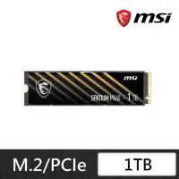 在飛比找momo購物網優惠-【MSI 微星】SPATIUM M460 1TB M.2 2