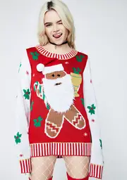 [Tipsy Elves] Gingerbread Man Sweater