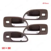 For Honda Accord Sedan 1994 '97 Set 4Dr Interior Inner Door Handle Hand Brown