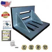 Durable 6" x 5" Cast Iron Slotted Angle Plate for Accurate Layout and Inspection