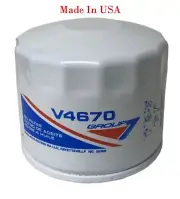 Oil Filter V4670 Made In USA Fits: Ford Freightliner Hino International Mack (for: Ford)