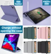 Year 2020 iPad Pro 12.9 inch Pro 11 inch Smart Cover Pencil Holder Case TPU Back