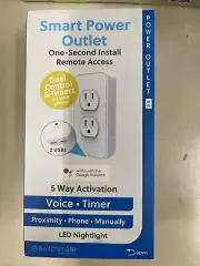 Power by Switchmate, Dual Outlet Timer/Automation, DIY, USB Charger, Nightlight,