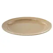 Thunder Group NS110T 1 Dozen 10.25in Tan Melamine Plates