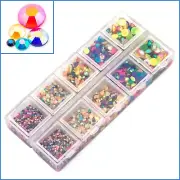 5000pcs Pastel Rhinestone Gem Flatback Scrapbook Embellishment Decoration Art