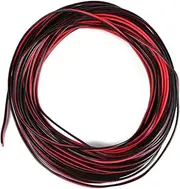 KONTONTY High Flexibility Audio Wire Copper Core Cable PVC 20m Long Speaker Cord