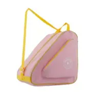 Skate Bag to Carry Ice Skates, Inline Skates, Roller Skates and Pink/Yellow
