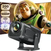 Koeay Mini Projector with Android 11.0, Upgraded Portable 1080P 4K with WiFi 6