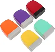 BATHVEVE Crafting Stamp Case with 7mm Thick Photo-Sensitive Pad 5pcs DIY Stamp and Seal Making Kit