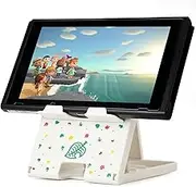 Tscope Switch Stand for Nintendo, Animal Crossing Switch Holder, Adjustable Switch Lite Compact Portable Foldable Mount for Nintendo Switch Accessories