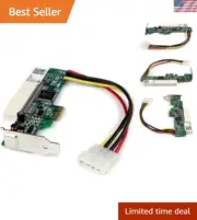 Versatile PCIe to PCI Adapter Card with Low Profile Bracket - No Drivers Needed