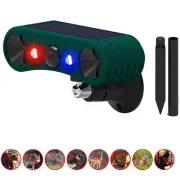 Solar Outdoor Motion Sensor Alarm 130db Ultrasonic Siren with 4 Adjustable Modes