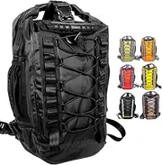 [Rockagator] Hydric 25L Waterproof Backpack - Heavy Duty Dry Bag with Roll-Top Closure for Outdoor Adventures, Floating River, Hunting, Hiking, Canoeing, Kayaking, Rafting or Beach - Covert