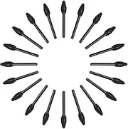 Labymos 20pcs Replacement Nibs Pen Tips Compatible with All BOSTO Graphic Drawing Tablet Battery Stylus Black