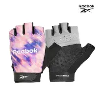 在飛比找Yahoo奇摩購物中心優惠-Reebok 女用速乾健身手套(迷幻粉)-共三尺寸