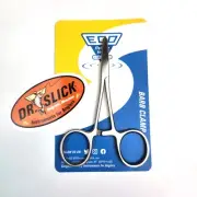 DR SLICK ECO Barb Clamp - 5" Satin Straight Forcep