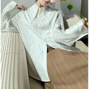 Pointed Collar Plain Shirt White - XL