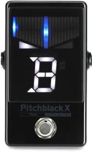 Korg Pitchblack X Chromatic Pedal Tuner - Black (5-pack) Bundle