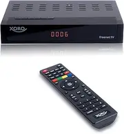 Xoro HRT 8770 TWIN Black DVB-T/T2/C Receiver, Full HD, Freenet TV, PVR, 2x USB, 1x HDMI, Stereo, USB Recording, Timeshift, 16:9, Stereo, MP3, WAV, AAC, 1080p