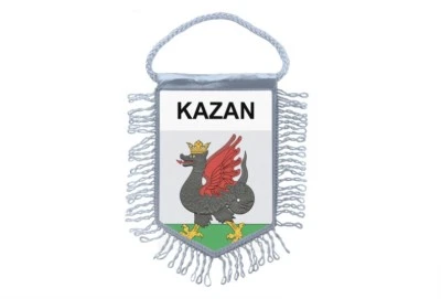 Flag Mini Country Flag Car Decoration Souvenir Coat of Arms Kazan Russia