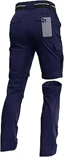 [GARTENBOKER] Men's Convertible Hiking Pants Zip Off Lightweight Quick Dry Fishing Camping Travel Safari Outdoor Cargo Pants