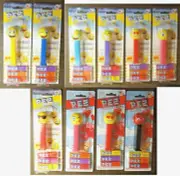 Pez Funky Faces Smiley Emoji Set of 10 Retired Mint on cards rare