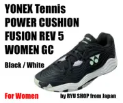 YONEX Tennis Shoes POWER CUSHION FUSION REV WOMEN GC SHTF5LGC 245 Black / White