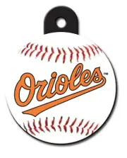 MLB Engraved Baltimore Orioles Pet ID Tag fast ssh