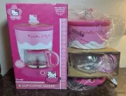 NEW 2006 Sanrio Hello Kitty 6 Cup Coffee Maker Pink KT5255 RARE Open Box