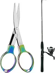 Folding Scissors - Pocket Portable Paper Cutter,Multi-Purpose Safety Retractable Design Scissors for Nursing, Craft Projects, Outdoor Survival & Kitchen Prep