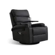 Levede Heated Recliner Massage Chair 360 Swivel Dark Grey
