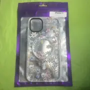 iPhone 11 Magnetic Case Clear Floral Design- Silicone/Shockproof