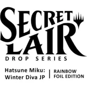 Magic the Gathering (MTG) Secret Lair x Hatsune Miku: Winter Diva Japanese Foil