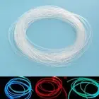 Optic Fiber Cable Ambient Lighting Transparent Polymer Virtually No Heat