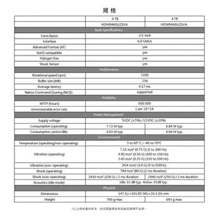 Toshiba東芝 X300系列 3.5吋 監控硬碟 4TB 4T 6TB 6T HDD傳統硬碟 監控硬碟