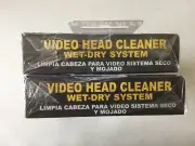 2 VHS Video Head Cleaner for Tape Cassette Player & Recorder