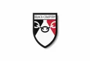 Patch printed shield embroidery border badge souvenir flag county black country