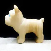 Zuni Fetish-Native American Animal Carving-Picture Jasper DOG-Cody Nastacio