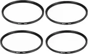 uxcell 72mm Star Filter, Starburst Filter for Camera Lens Starlight Effect Cross Screen Set 4 Points 6 Points 8 Points 12 Points for Night Scenery Glassworks, 4 Pcs