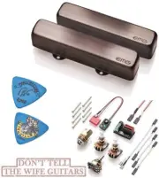 EMG Robert Trujillo RT Rip Tide Set Brushed Black Chrome Jazz Active J Pickup