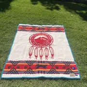 Vintage Pendleton Wool Tribes Of The Grand Ronde Blanket Rare Spirit Mountain