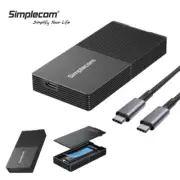 Simplecom USB 4 USB Type-C to M.2 NVMe SSD Enclosure 40Gbps Case Thunderbolt 4 3