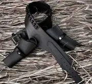 Gun holster fits Ruger Wrangler 22 LR Revolver 4.62" , Remington 1911 5" barrel