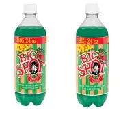 NEW‼ Big Shot PINEAPPLE WATERMELON Soda New Orleans 24oz. 2-Pack • NOT EXPIRED‼