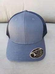 Flexfit 110 Snapback Trucker Hat Black Gray NWT