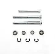 3-Piece Car Door Hinge Pin and Bushing Repair Kit Lock Nut Compatible with Dakota Durango RAM 1500 2500 3500 Pickup Hinge Replacement Pin