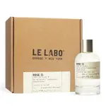 LE LABO 玫瑰31 淡香精100ML-國際航空版